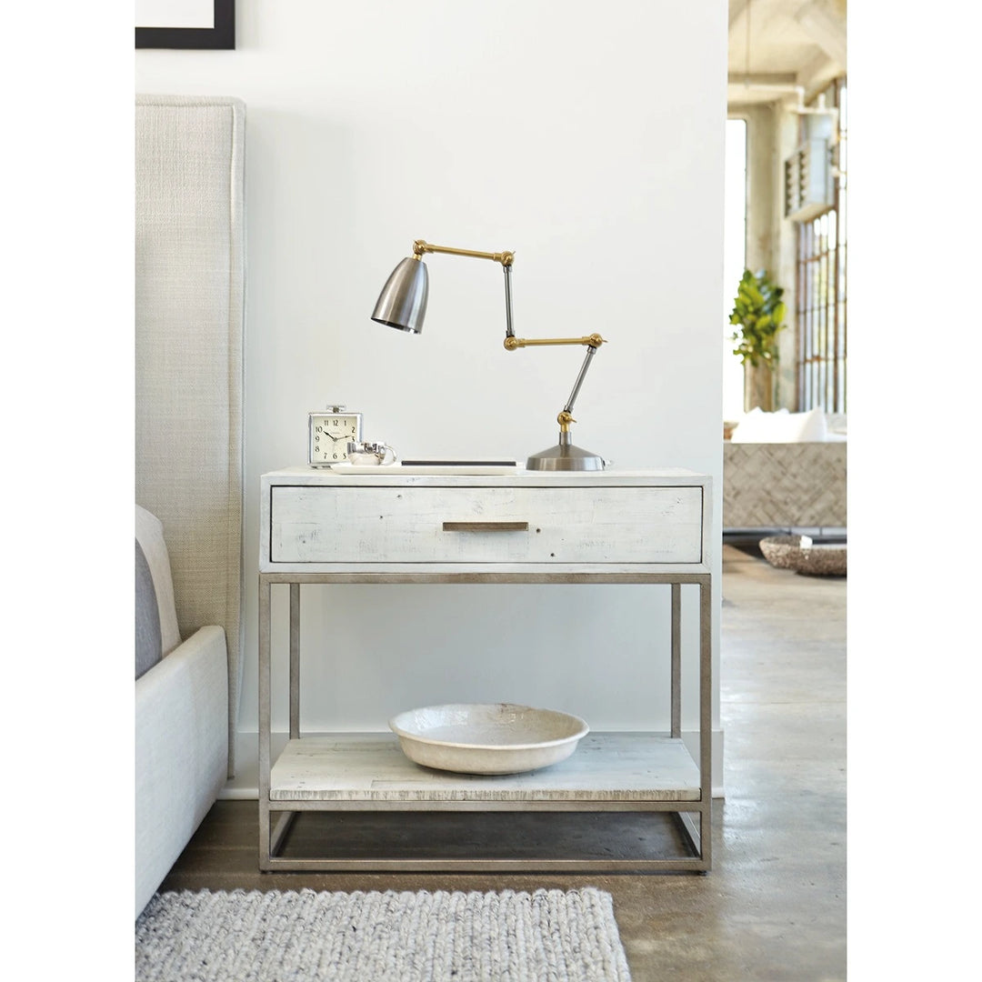 Alvar Nightstand - Brushed White