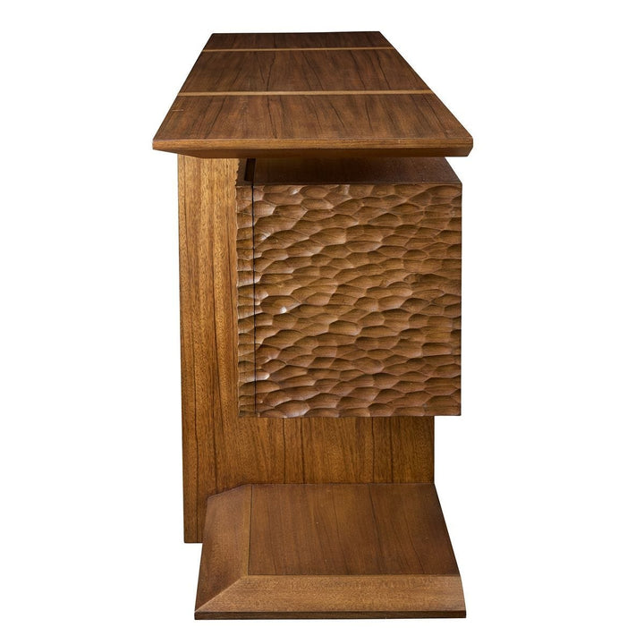 Hewned Joist 4 Door Cabinet