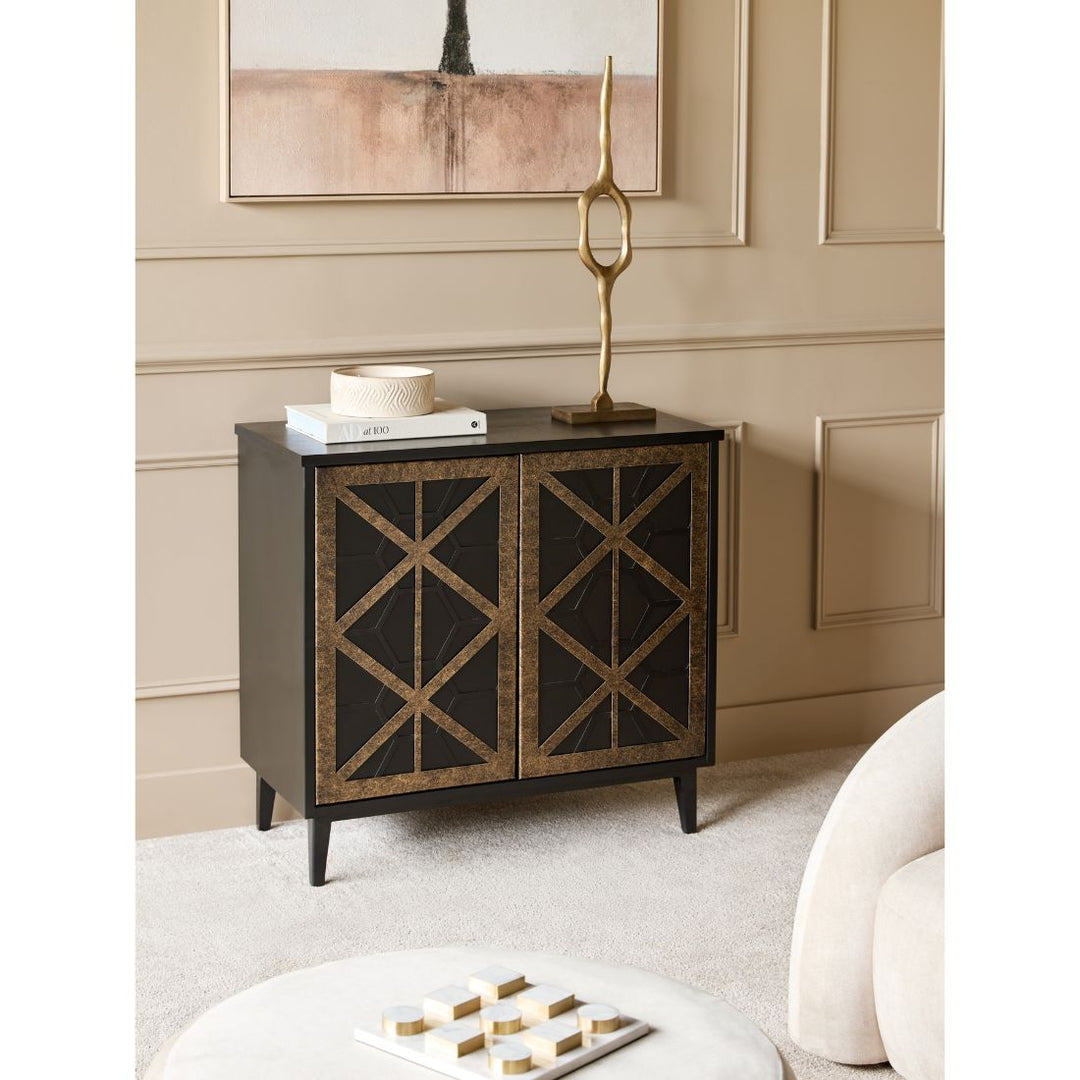 Reeno Fretwork 2 Door Cabinet