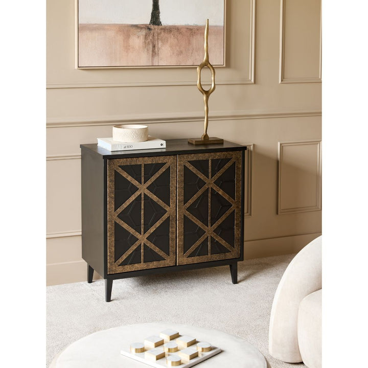 Reeno Fretwork 2 Door Cabinet