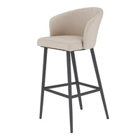 Maze Outdoor Zen Bar Stool in Oatmeal