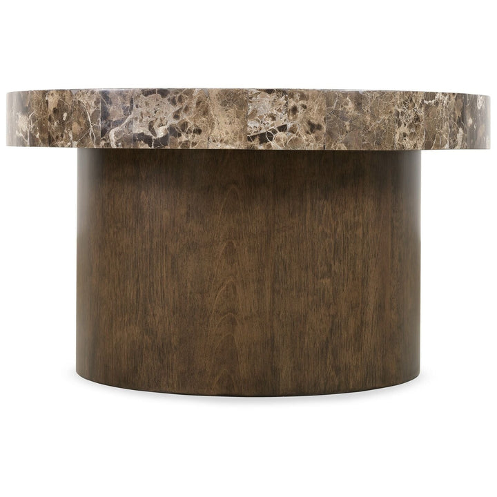 Fusion Round Dark Stone Coffee Table