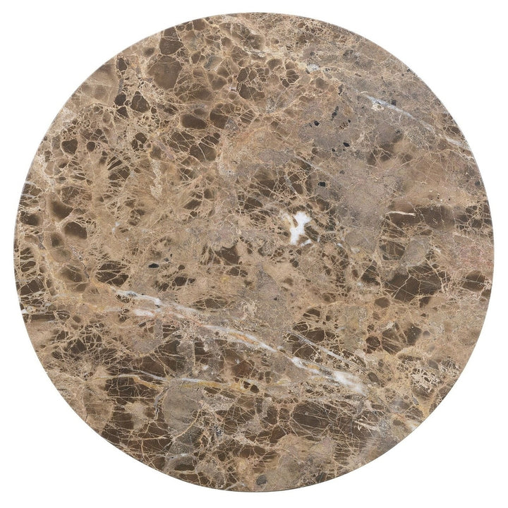 Fusion Round Dark Stone Side Table