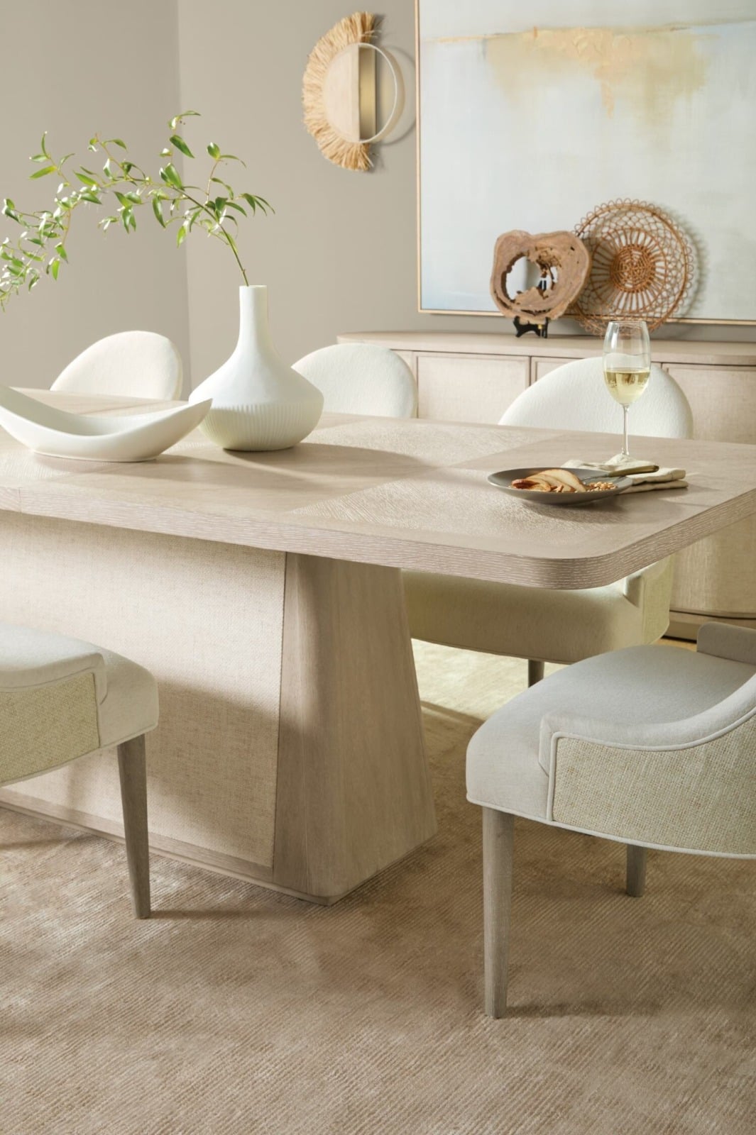 Coastal Breeze Rectangle Extendable Dining Table 195-250cm