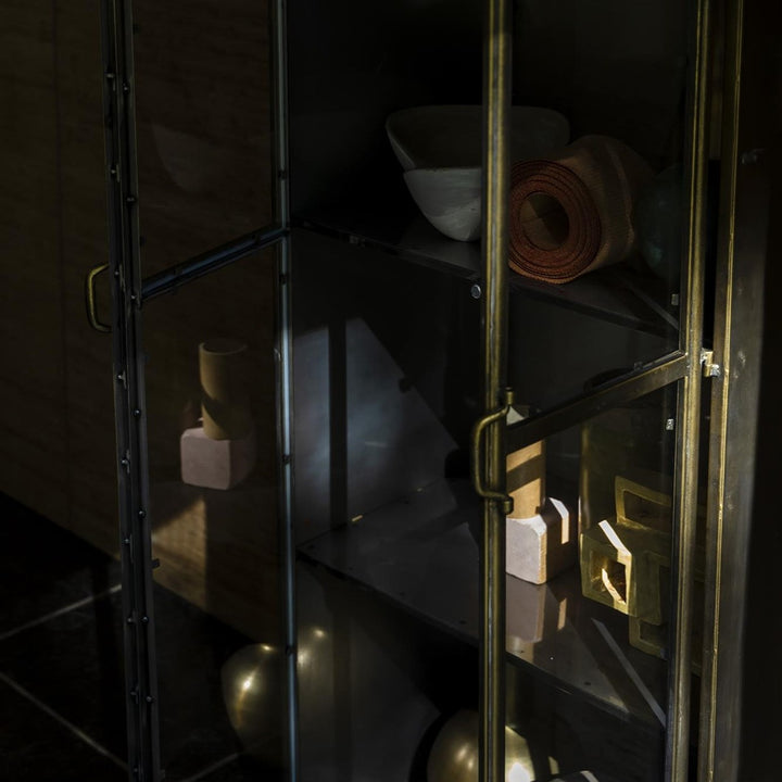 Gertlush Storage Cabinet - Brass Dutchbone 3