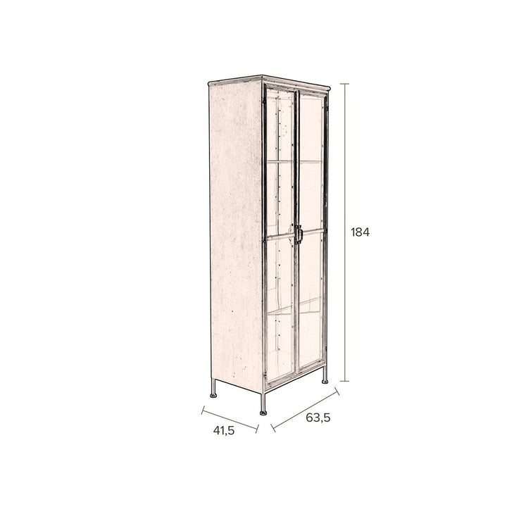 Gertlush Storage Cabinet - Brass Dutchbone 11
