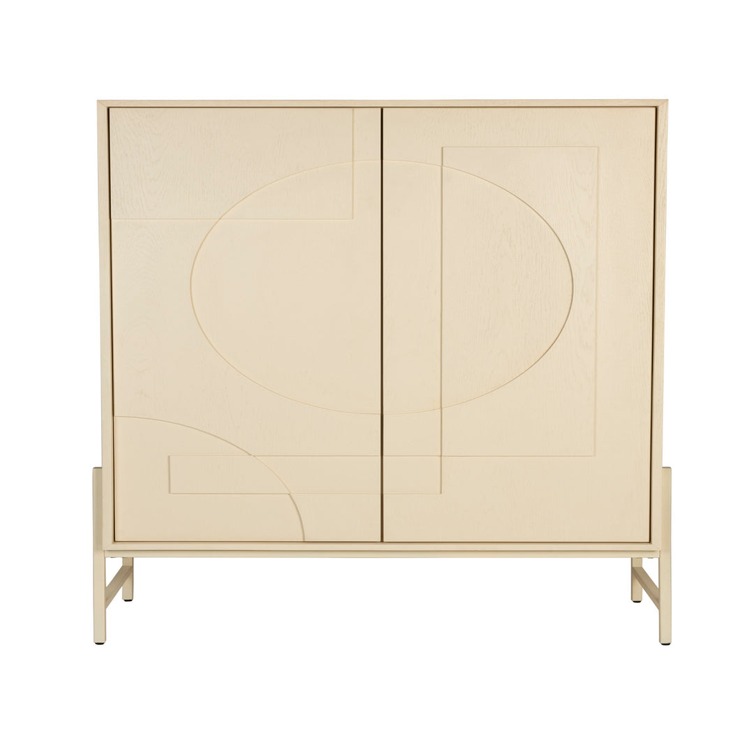 Faces Cabinet - Beige Zuiver 1
