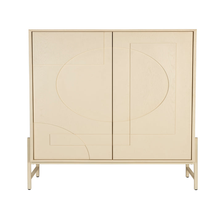 Faces Cabinet - Beige Zuiver 1