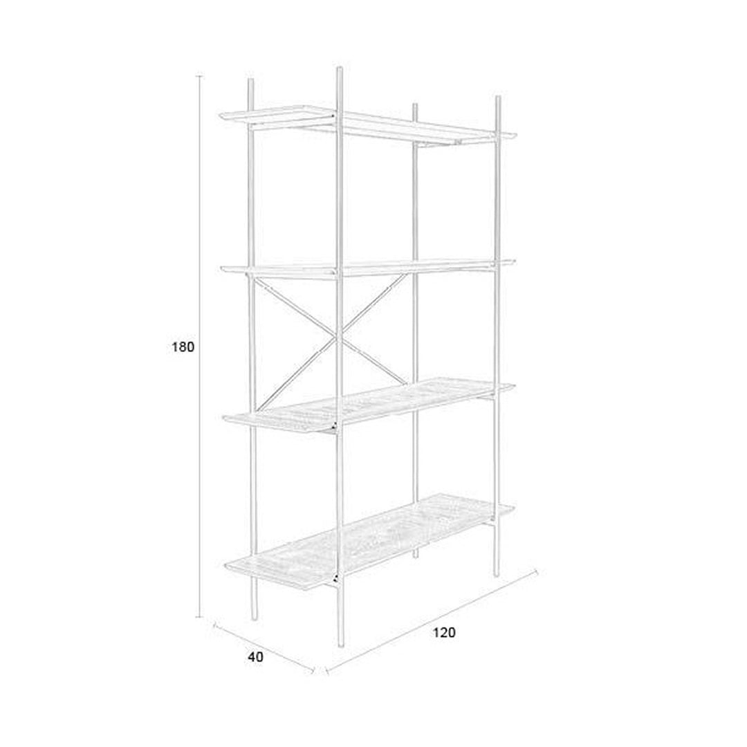 Marcio Shelf Cabinet - Beige Zuiver 8