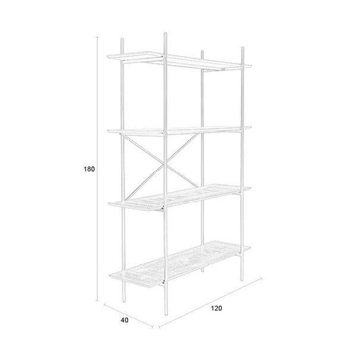Marcio Shelf Cabinet - Beige Zuiver 8