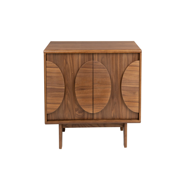 Groove 2 Door Sideboard - Walnut Zuiver 1