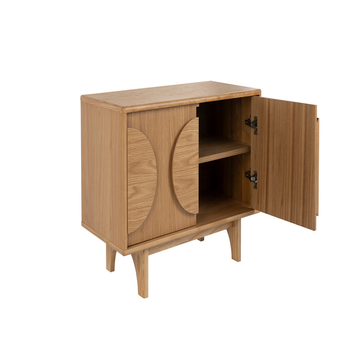 Groove 2 Door Sideboard - Natural Oak Zuiver 3