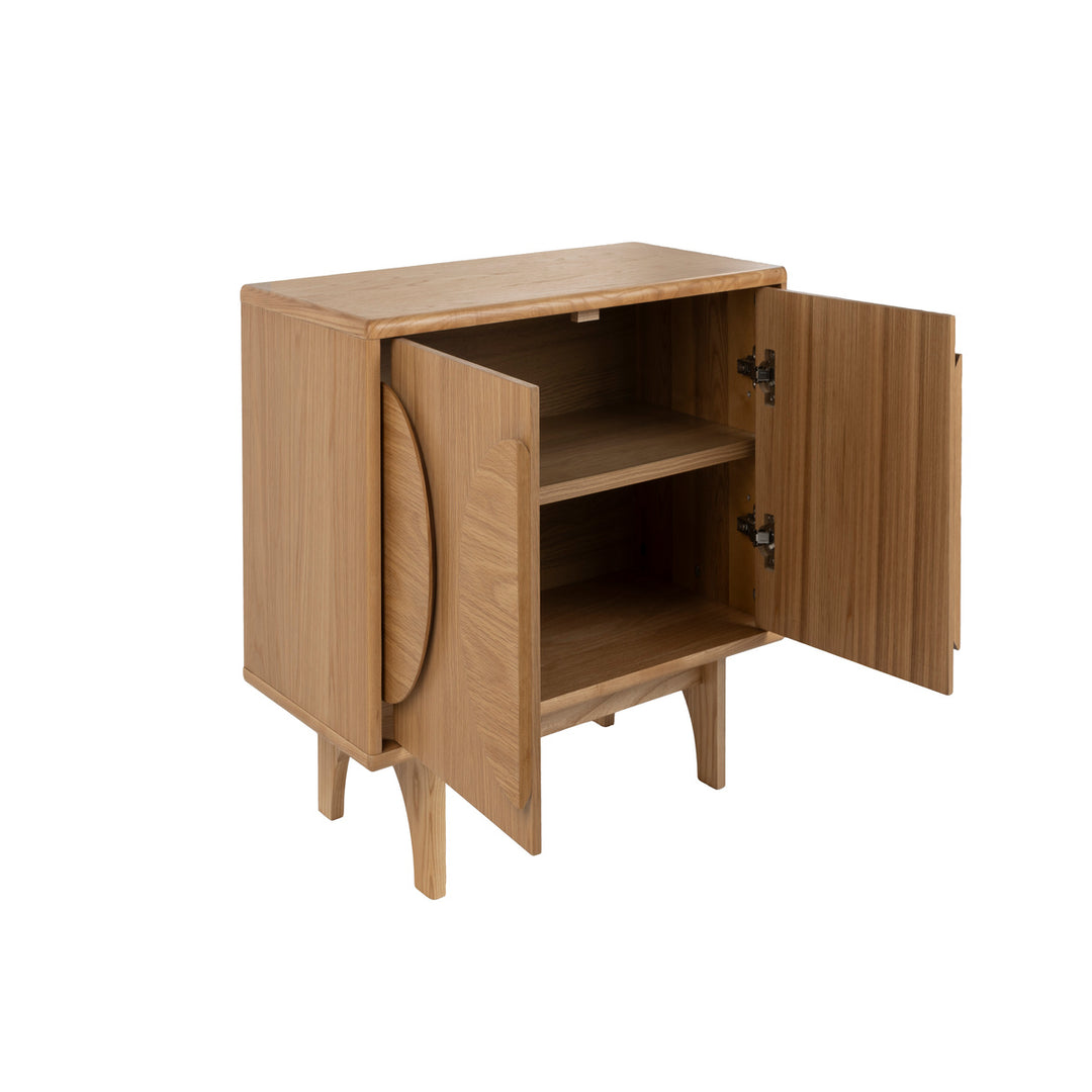 Groove 2 Door Sideboard - Natural Oak Zuiver 4