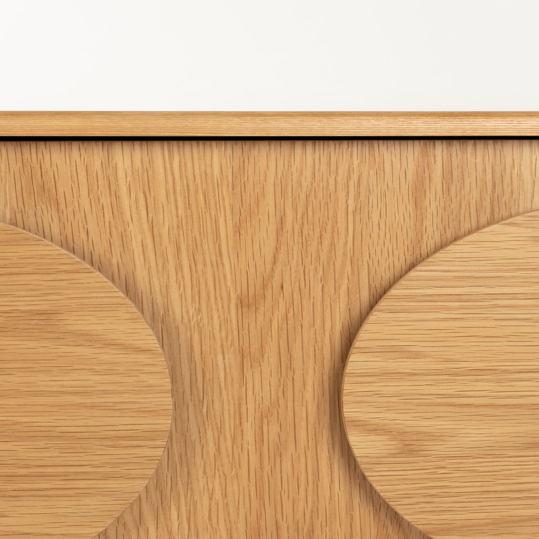 Groove 2 Door Sideboard - Natural Oak Zuiver 5
