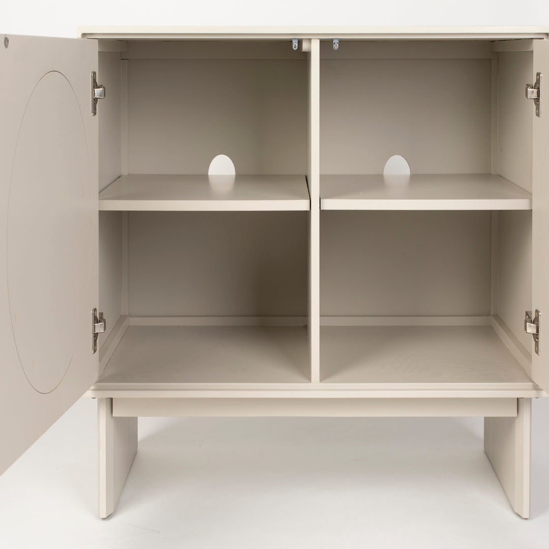 Twin 2 Door Sideboard - Beige Zuiver 3