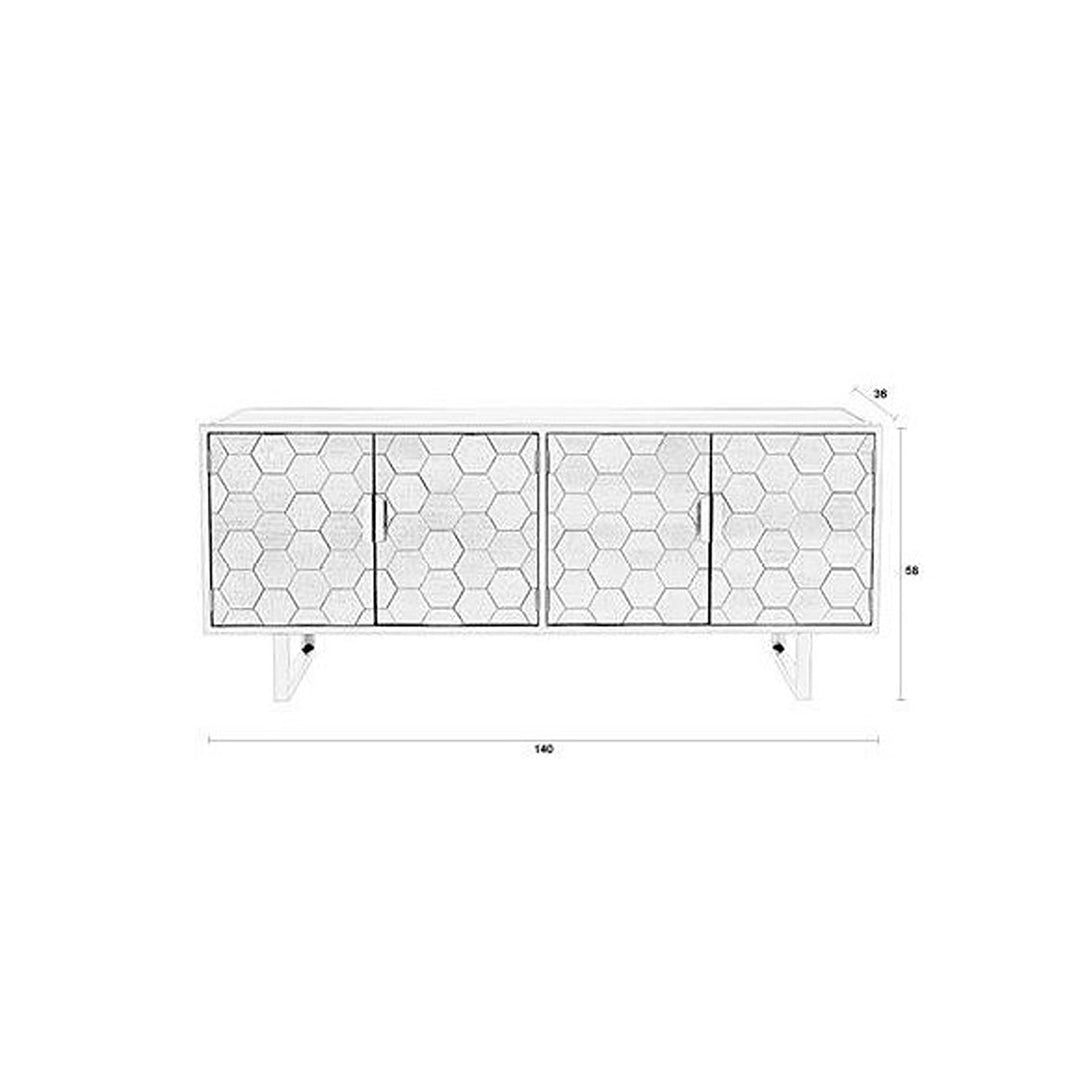 Linc Low Sideboard - Black Zuiver 7