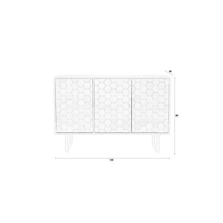 Linc High Sideboard - Black Zuiver 7