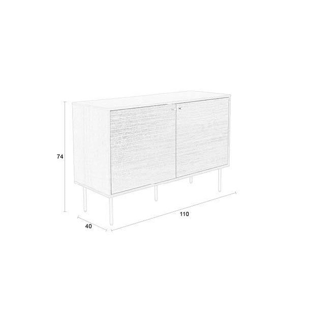 Stripes High Sideboard - Brown Zuiver 8