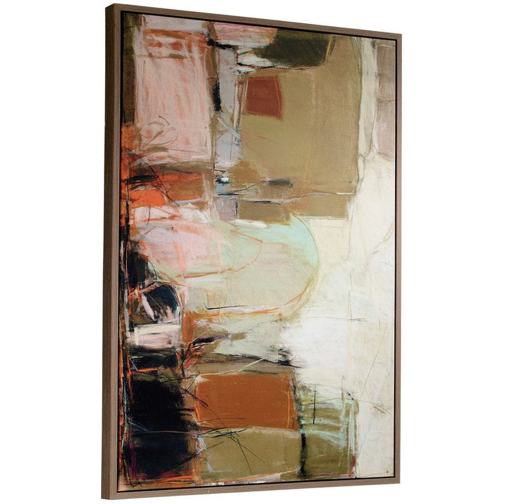 Palace Walls Framed Abstract Art