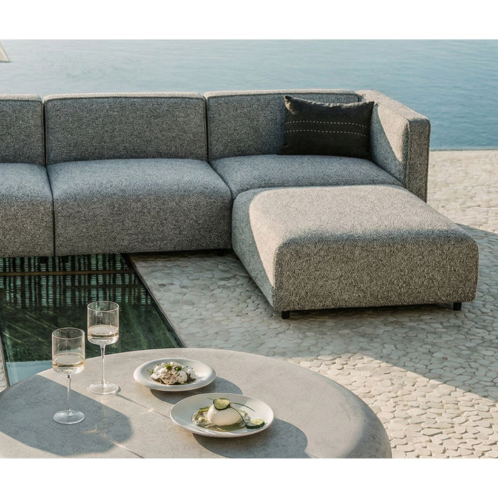 Riviera Outdoor Modular Sofa (Crib 5) - Lima Grey