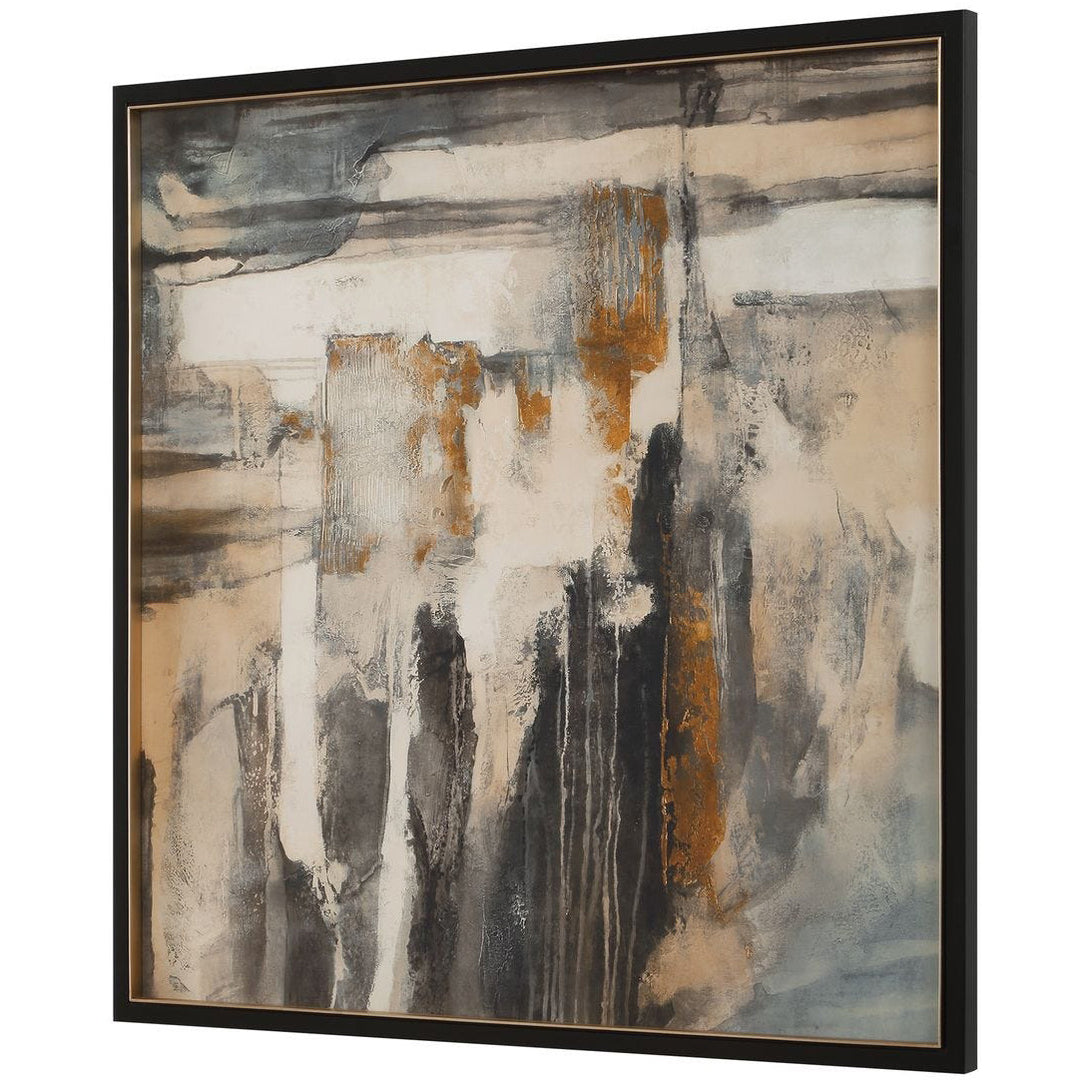 Landslide Framed Abstract Print