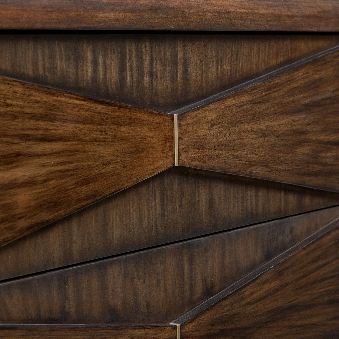 Bowtie 3 Drawer Mid-Century Chest