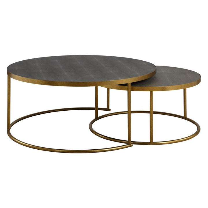 Aragon Set of 2 Nesting Coffee Tables - Grey