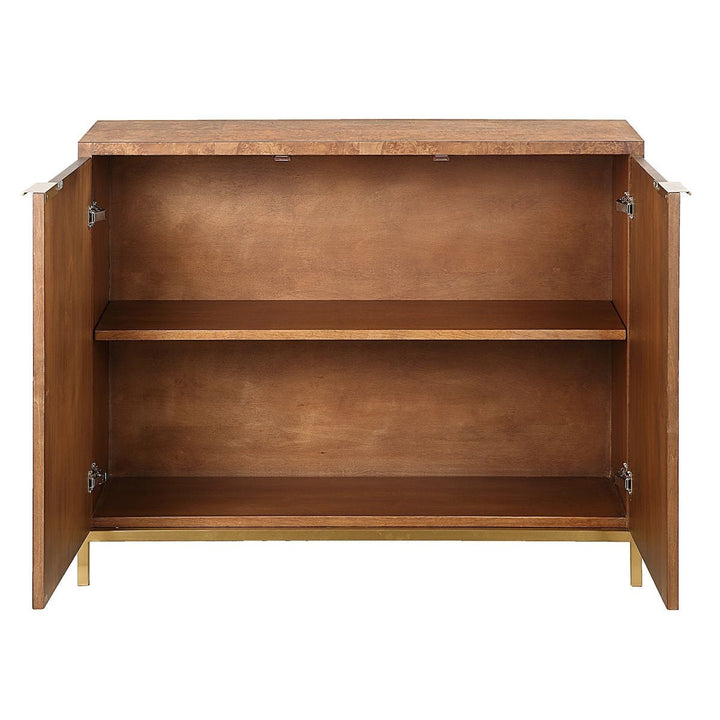 Jethro Burl 2 Door Cabinet