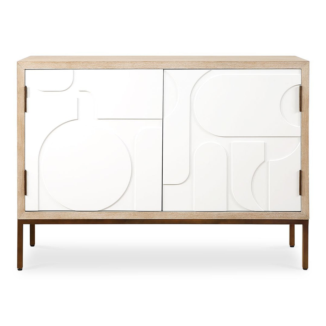 Weimar 2 Door White Cabinet