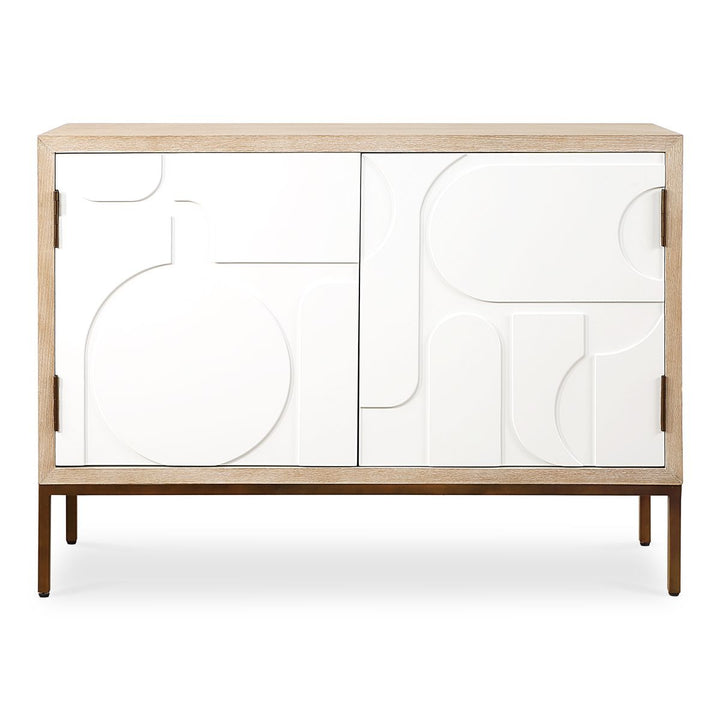 Weimar 2 Door White Cabinet