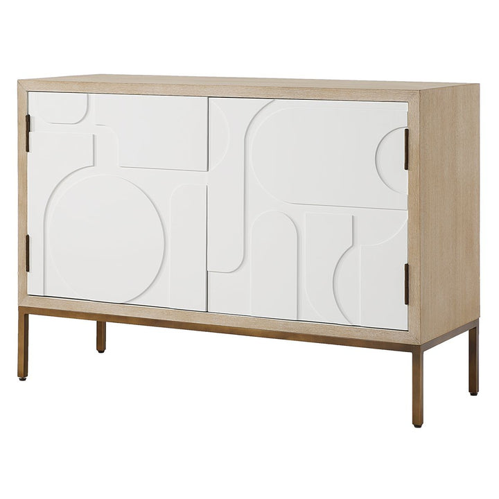 Weimar 2 Door White Cabinet
