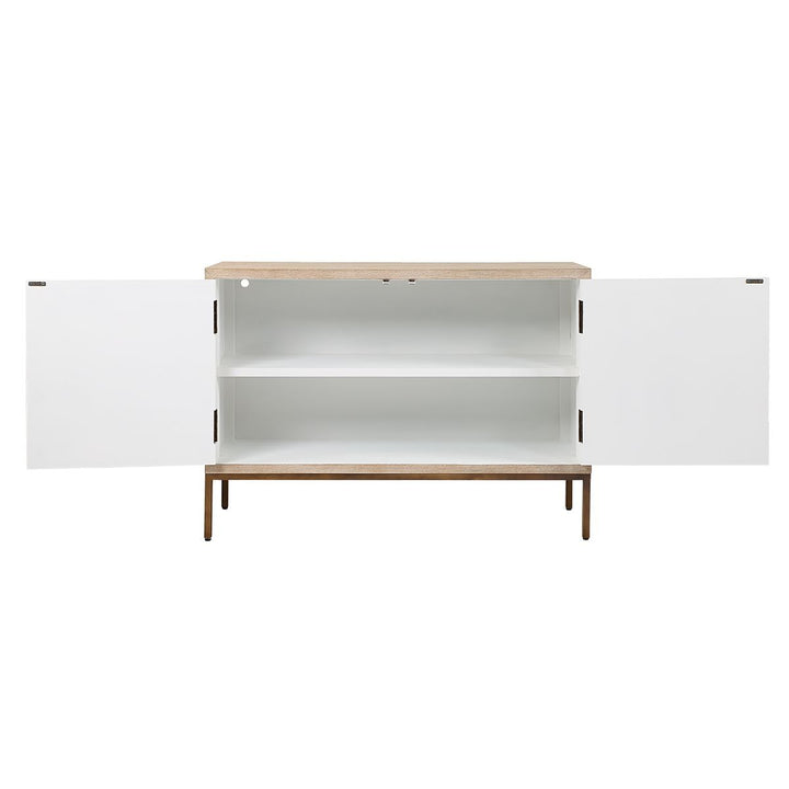 Weimar 2 Door White Cabinet