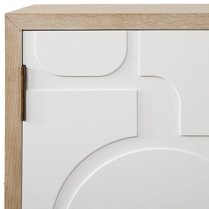 Weimar 2 Door White Cabinet