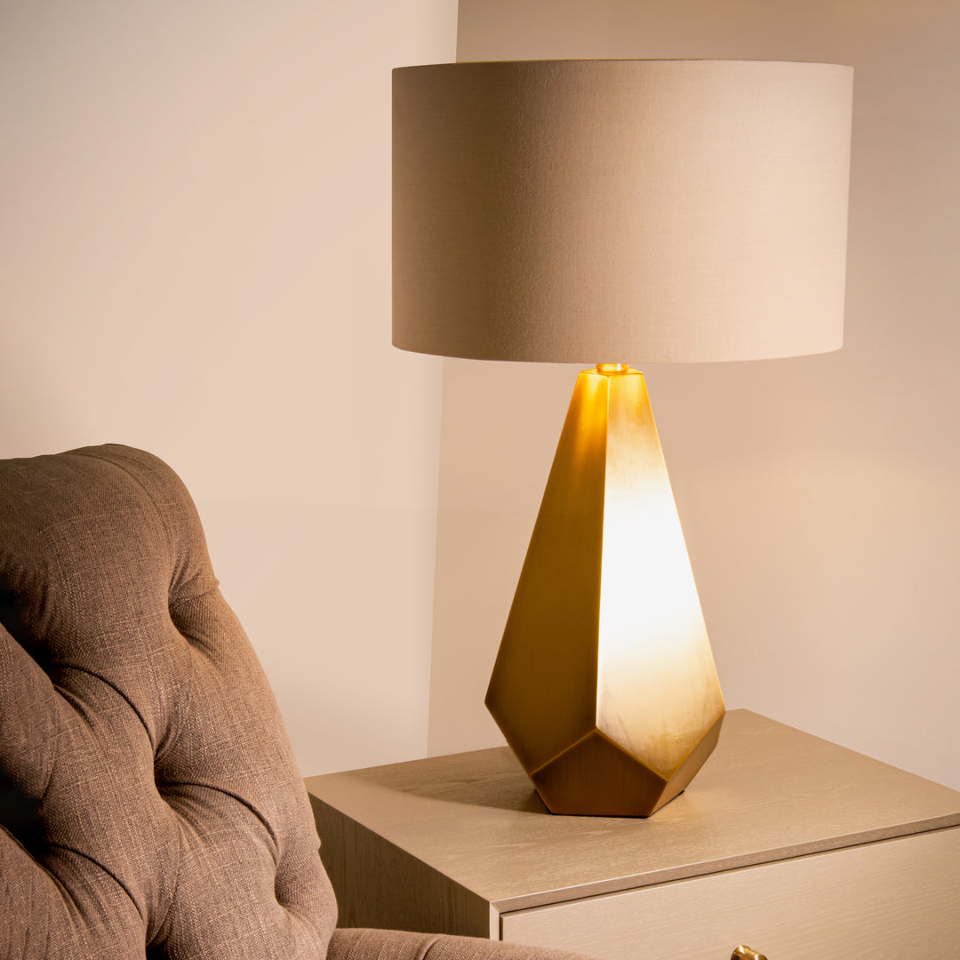 Agato Table Lamp - Antique Brass