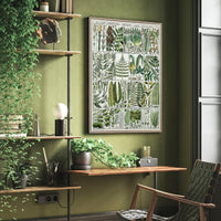 Gallery Interiors 'The Botanist' Framed Wall Art - 82.5 x 62.5cm