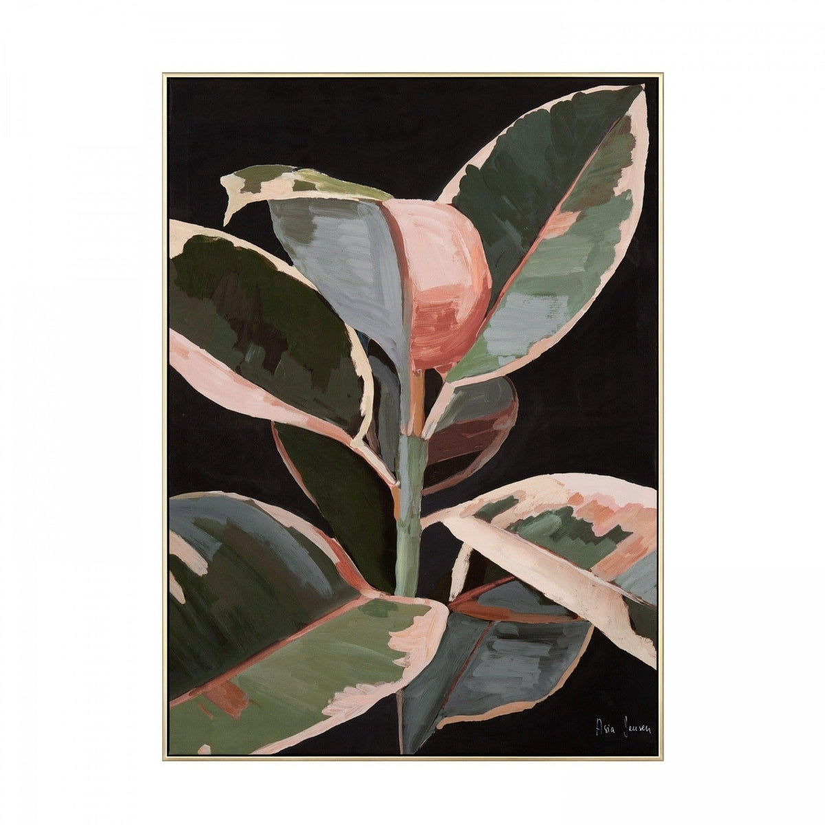 Gallery Interiors 'Robusta' Framed Wall Art - 52 x 72cm