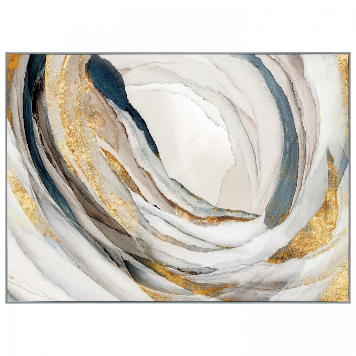 Gallery Interiors 'Whirl' Framed Wall Art - 88 x 122cm