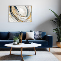 Gallery Interiors 'Whirl' Framed Wall Art - 88 x 122cm