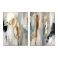 Gallery Interiors 'Inspired ' Set of 2 Framed Wall Art - 90 x 120cm