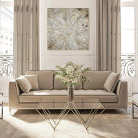 Gallery Interiors 'Starburst Flair ' Framed Wall Art - 100 x 100cm