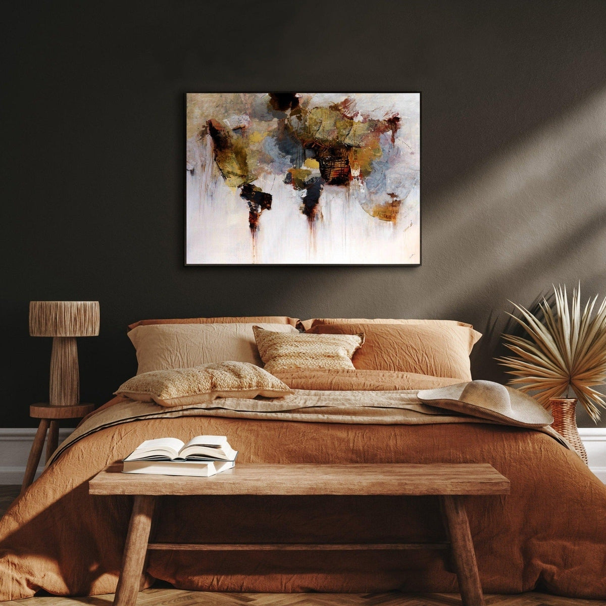 Gallery Interiors 'Worldwide' Framed Wall Art - 150 x 110cm