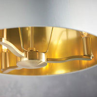 Olivia's Hattie 1 Pendant Light Brushed Gold