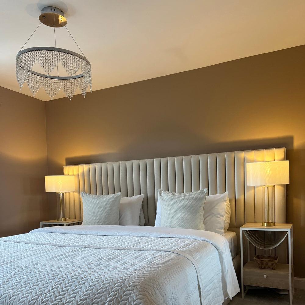 Lauren Table Lamp - Brushed Brass Endon 2