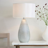 Olivia's Lila Table Lamp Silver Mercury