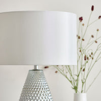 Olivia's Lila Table Lamp Silver Mercury