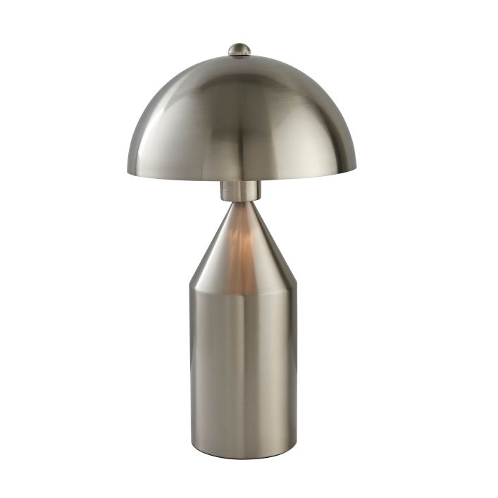  Endon-Olivia's Nellie Table Lamp in Brushed Nickel-Silver 581 