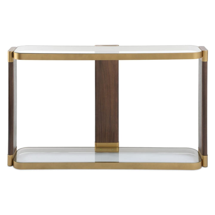 Ryles Glass Console Table