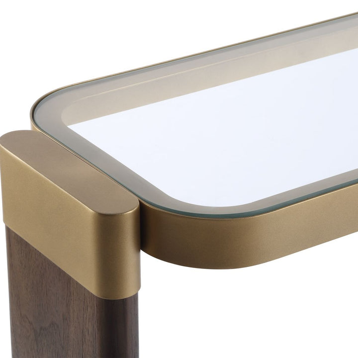 Ryles Glass Console Table