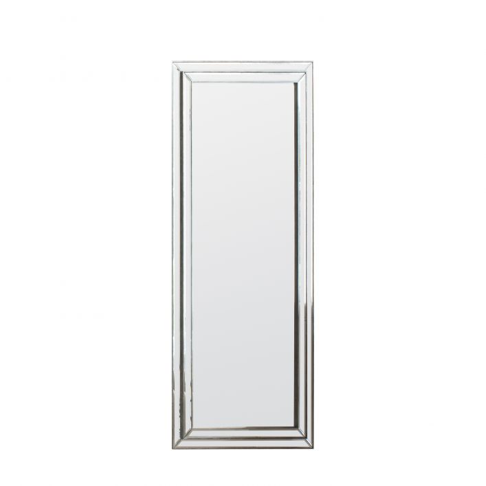Gallery Interiors Chambery Leaner Mirror in Pewter