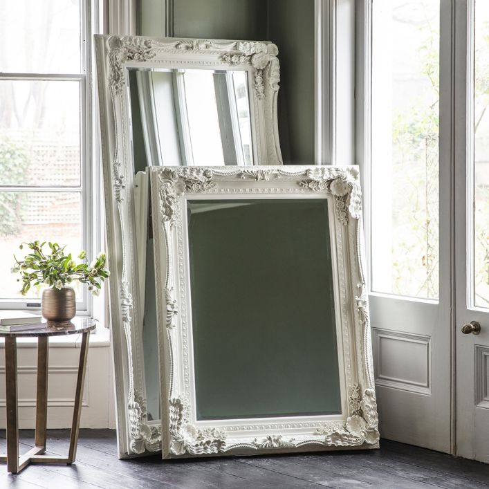 Carved Louis Mirror - Cream GalleryDirect 3
